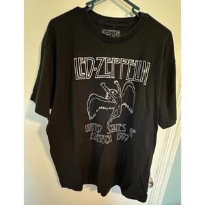 Led Zeppelin United States of America 1977 Concert Shirt Size XL 2021